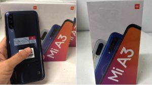 Mi A3 Launch Set for July 17, Live Images of the Phone Leaked