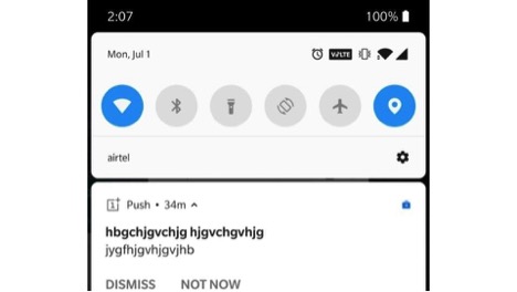 OnePlus 7 Pro Owners Get Spam Notifications