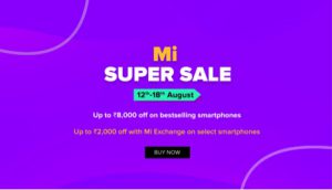 Mi Super Sale Offers Price Cuts on Redmi Note 7S, Redmi 7, Redmi Y3, Mi A2