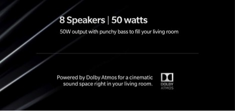 OnePlus TV Will Support 8 Speakers With 50W Output Combined