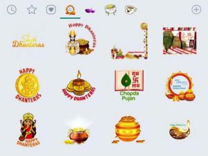 How to download and send Dhanteras stickers on WhatsApp
