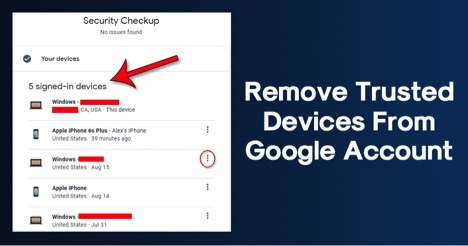 Here's How To Remove Trusted Devices From Your Google Account