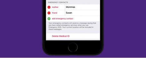 How to set up emergency contact on lock screen of Android or iPhone