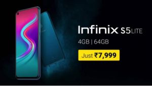 Infinix S5 Lite with triple rear cameras launched in India, priced at Rs 7,999