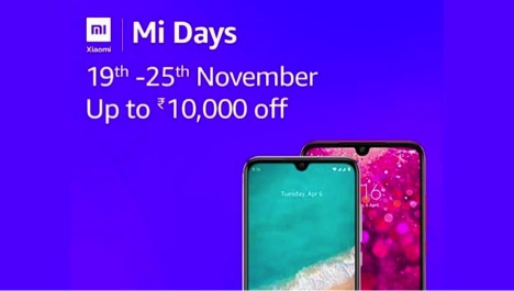 Xiaomi Mi Days sale on Amazon India