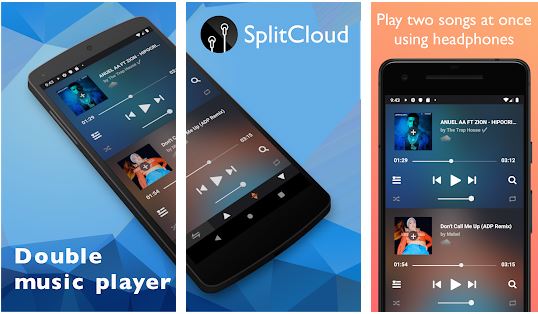 spilt - SplitCloud Double Music - Play two songs at once - Telugu Tech World