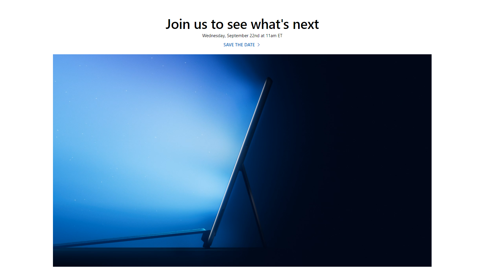 Microsoft Surface Event Planned for September 23