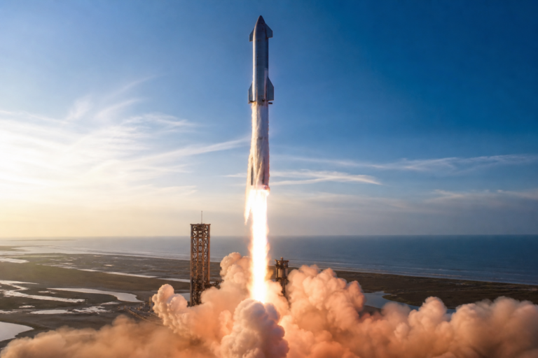 SpaceX Starship test flight - Featured image for article