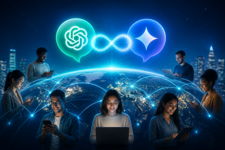 ChatGPT and Gemini users milestone - Featured image for article