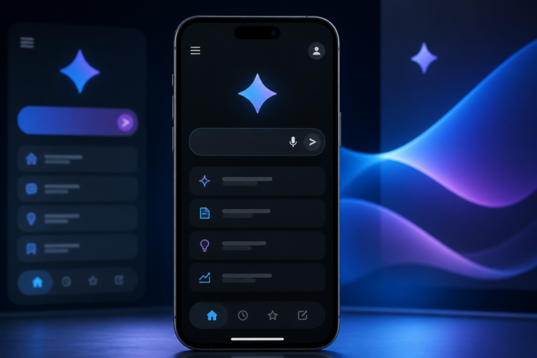 Gemini app UI update - Featured image for article