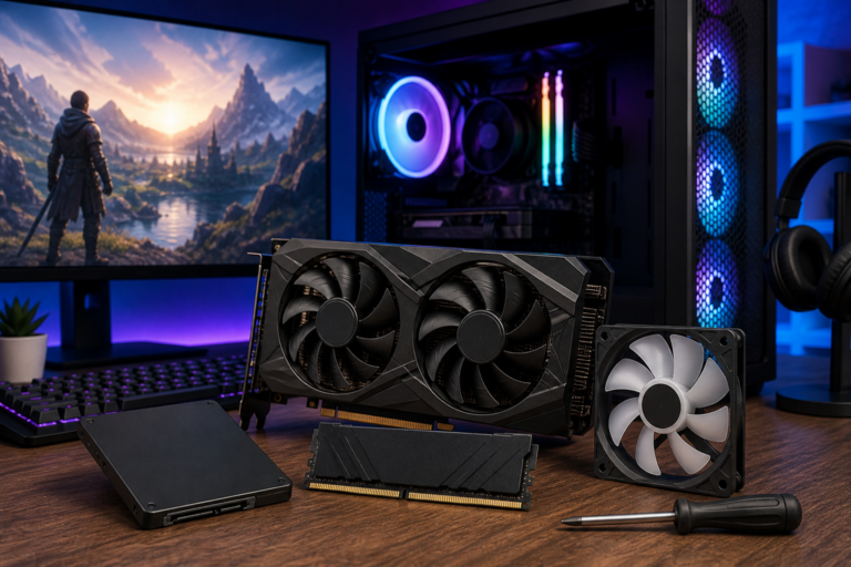 PC gaming upgrades under 100 - Featured image for article