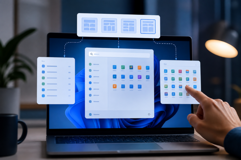 Windows new menu customization - Featured image for article