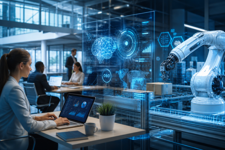 technology transforming business operations - Featured image for article