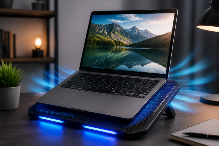 $19 laptop cooling pad review - Featured image for article