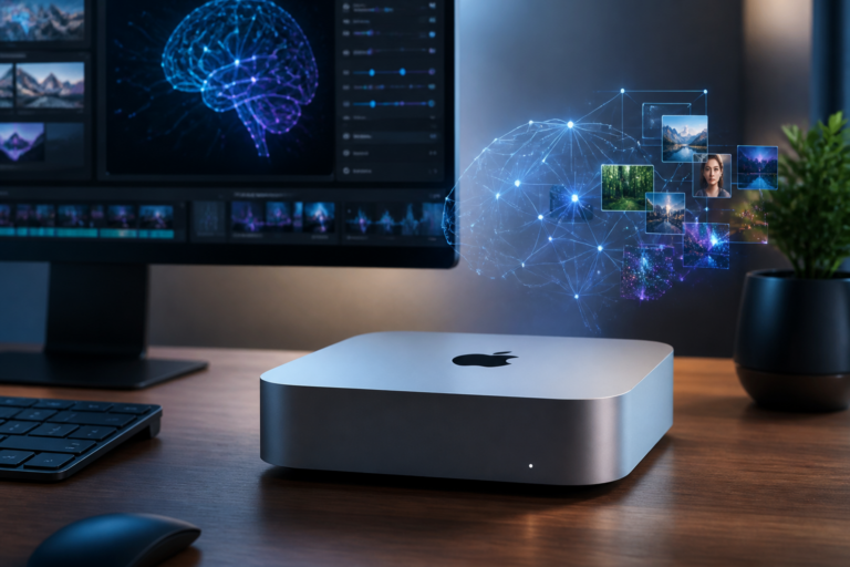 Apple Mac mini local AI - Featured image for article