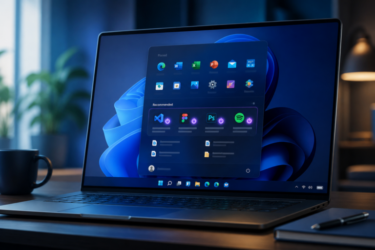 Windows 11 Start menu suggestions - Featured image for article