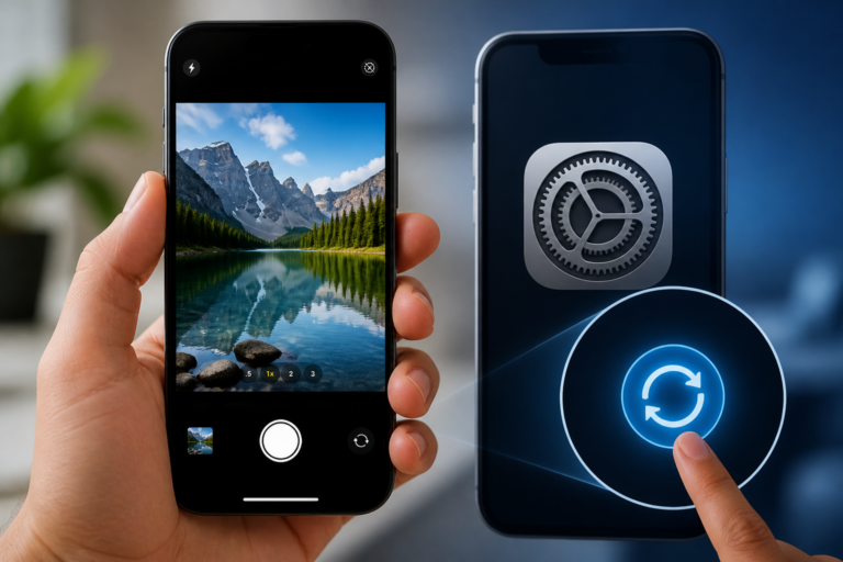 reset iphone camera settings - Featured image for article